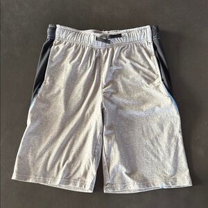Gray and Black Men's Athletic Shorts